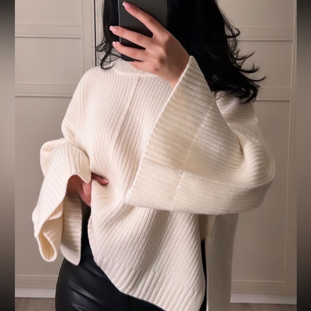 Zara Cream Overside Sweater